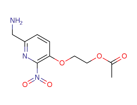 acetic acid 2-(6-aminomethyl-2-nitropyridin-3-yloxy)-ethyl ester