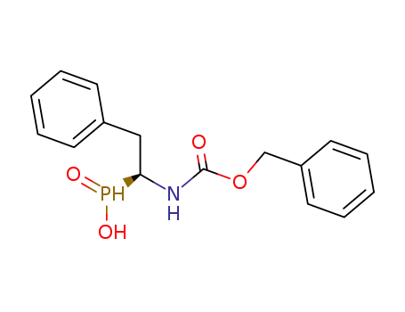Carbamic acid, [1-(hydroxyphosphinyl)-2-phenylethyl]-, phenylmethyl
ester, (S)-