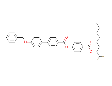 (R)-(+)-4-<<<1-(difluoromethyl)heptyl>oxy>carbonyl>phenyl 4'-(benzyloxy)biphenyl-4-carboxylate