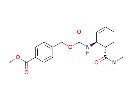 (3S,4S)-3-(N'-p-methoxycarbonylbenzyloxycarbonylamino)-1-cyclohexene-4-N,N-dimethylcarboxamide
