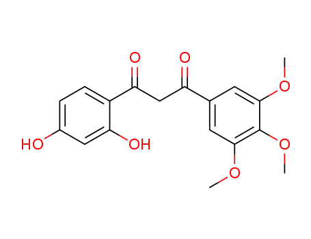 1-(3,4,5-trimethoxyphenyl)-3-(2,4-dihydroxyphenyl)propane-1,3-dione