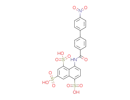 8-[(4'-nitro-biphenyl-4-carbonyl)-amino]-naphthalene-1,3,5-trisulfonic acid