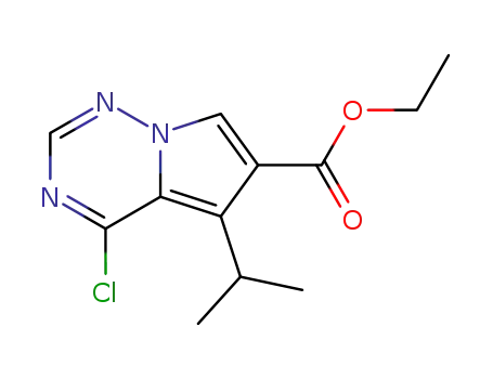 ETHYL 4-CHLORO-5-ISOPROPYLPYRROLO[2,1-F][1,2,4]TRIAZINE-6-CARBOXYLATE