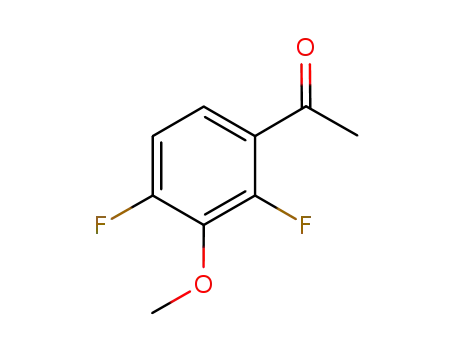 Molecular Structure of 373603-19-1 (2,4-DIFLUORO-3-METHOXY ACETOPHENONE)