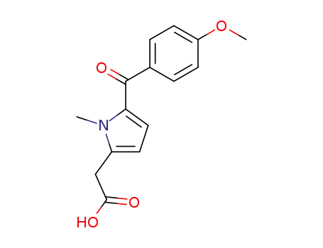 1H-Pyrrole-2-acetic acid, 5-(4-methoxybenzoyl)-1-methyl-