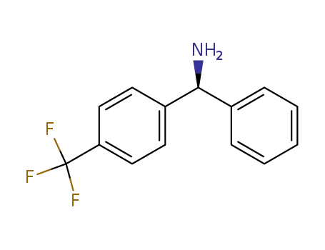 Molecular Structure of 154233-38-2 (1-phenyl-1-[4-(trifluoromethyl)phenyl]methanamine)