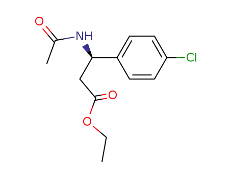 Molecular Structure of 844439-52-7 ((R)-β-N-acetyl-p-chloro-phenylalanine methyl ester)