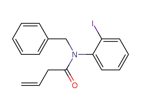 Molecular Structure of 879682-42-5 (3-Butenamide, N-(2-iodophenyl)-N-(phenylmethyl)-)