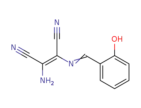 Molecular Structure of 56029-20-0 (N-salicylidene-2,3-diamino-cis-2-butenedinitrile)