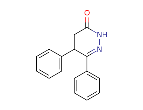 3(2H)-Pyridazinone,4,5-dihydro-5,6-diphenyl-