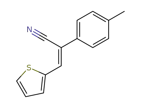 Benzeneacetonitrile, 4-methyl-a-(2-thienylmethylene)-, (Z)-