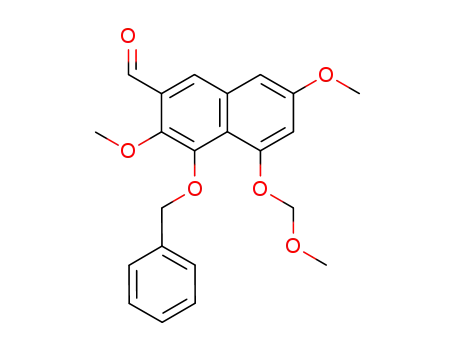 1-benzoxy-2,6-dimethoxy-8-(methoxymethoxy)naphthalene-3-carboxaldehyde