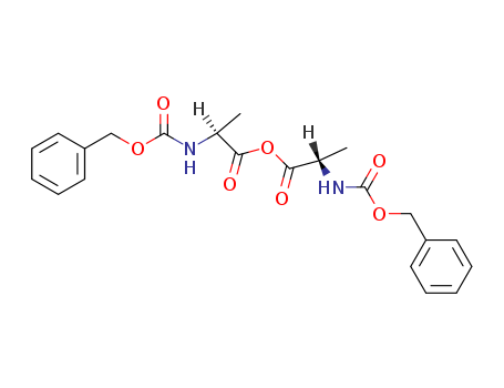 Molecular Structure of 10068-54-9 (L-Alanine, N-[(phenylmethoxy)carbonyl]-, anhydride)
