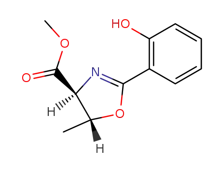 (4S,5R)-2-(2-hydroxyphenyl)-5-methyl-4,5-dihydro-oxazole-4-carboxylic acid methyl ester