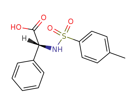 Molecular Structure of 60712-47-2 (2-([(4-METHYLPHENYL)SULFONYL]AMINO)-2-PHENYLACETIC ACID)