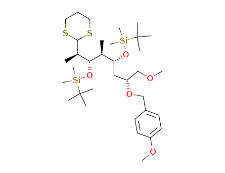 2-[(1R,2S,3S,4R,6R)-2,4-Bis-(tert-butyl-dimethyl-silanyloxy)-7-methoxy-6-(4-methoxy-benzyloxy)-1,3-dimethyl-heptyl]-[1,3]dithiane