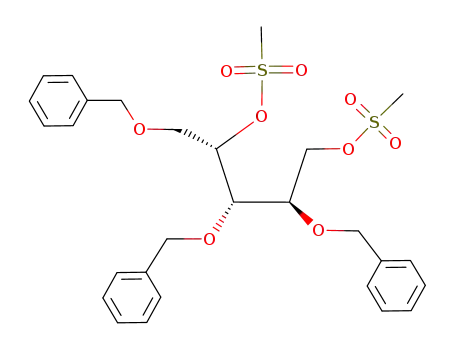 (2R,3S,4S)-2,3,5-tri(benzyloxy)-1,4-di(methylsulfonyloxy)pentane