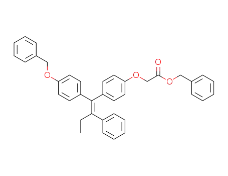 (Z)-2-[4-[1-(4-(benzyloxy)phenyl)-2-phenyl-1-butenyl]phenoxy]acetic acid benzyl ester