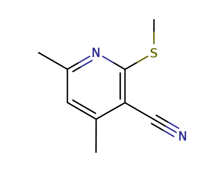 4,6-dimethyl-2-(methylsulfanyl)pyridine-3-carbonitrile