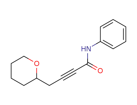 N-phenyl 4-(tetrahydro-2H-pyran-2-yl)but-2-ynamide