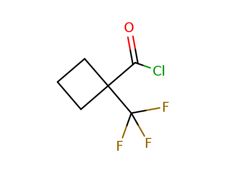 Cyclobutanecarbonyl chloride, 1-(trifluoromethyl)-