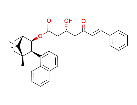 (4R)-4,7,7-trimethyl-3-exo-(1-naphthyl)bicyclo<2.2.1>heptan-2-exo-yl (E,3R)-3-hydroxy-5-oxo-7-phenyl-6-heptenoate