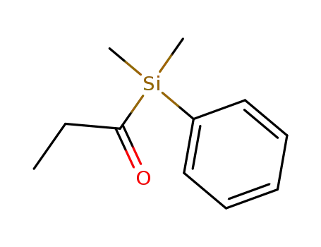 Silane, dimethyl(1-oxopropyl)phenyl-