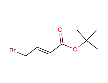 Molecular Structure of 86606-04-4 (2-Butenoic acid, 4-bromo-, 1,1-dimethylethyl ester, (2E)-)