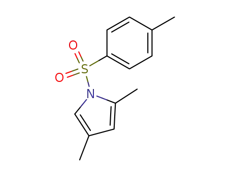 Molecular Structure of 113556-29-9 (1H-Pyrrole, 2,4-dimethyl-1-[(4-methylphenyl)sulfonyl]-)
