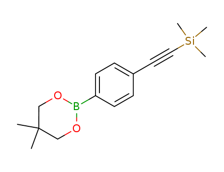1,3,2-Dioxaborinane, 5,5-dimethyl-2-[4-[(trimethylsilyl)ethynyl]phenyl]-