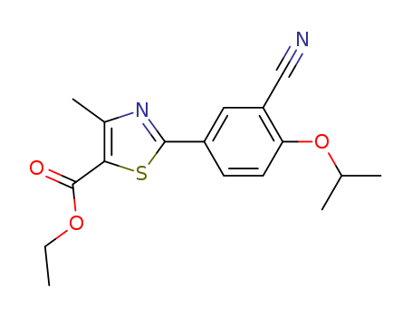 ethyl 2-(3-cyano-4-isopropoxyphenyl)-4-methyl-5-thiazolecarboxylate