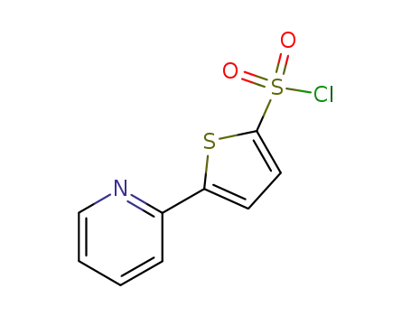Molecular Structure of 151858-64-9 (5-(2-PYRIDYL)THIOPHENE-2-SULFONYL CHLORIDE)