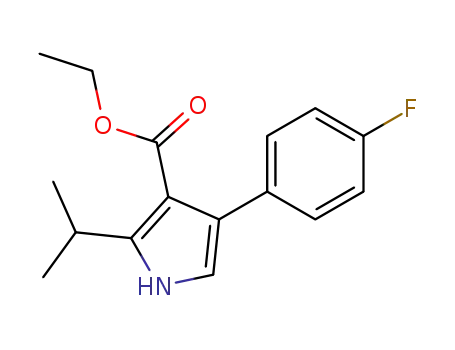 1H-Pyrrole-3-carboxylic acid, 4-(4-fluorophenyl)-2-(1-methylethyl)-, ethyl
ester
