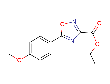 ethyl 5-(4-methoxyphenyl)-1,2,4-oxadiazole-3-carboxylate(151098-14-5)
