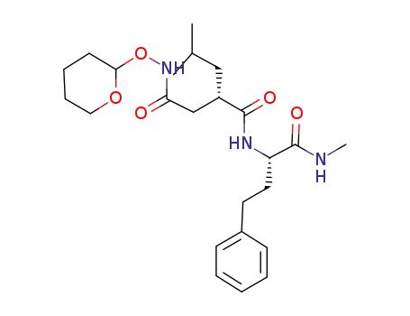 (2S)-2-isobutyl-N<sub>1</sub>-((S)-1-(methylamino)-1-oxo-4-phenylbutan-2-yl)-N<sub>4</sub>-(tetrahydro-2H-pyran-2-yloxy)succinamide