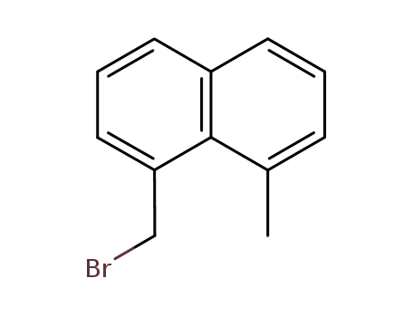 Molecular Structure of 42049-94-5 (Naphthalene, 1-(bromomethyl)-8-methyl-)