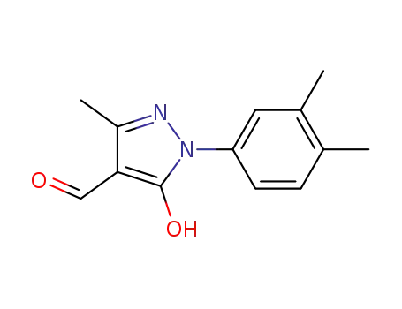 1H-Pyrazole-4-carboxaldehyde,
1-(3,4-dimethylphenyl)-5-hydroxy-3-methyl-