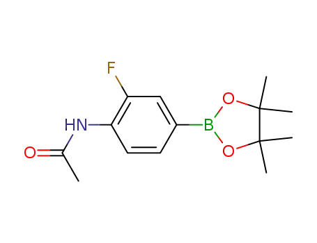 N-(2-Fluoro-4-(4,4,5,5-tetramethyl-1,3,2-dioxaborolan-2-yl)phenyl)acetamide