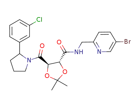 C<sub>23</sub>H<sub>25</sub>BrClN<sub>3</sub>O<sub>4</sub>