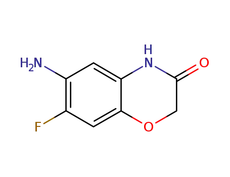 7-Fluoro-6-amino-2H-1,4-benzoxazin-3(4H)-one