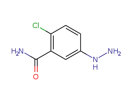 Molecular Structure of 896134-44-4 (5-hydrazino-2-chloro-benzamide)