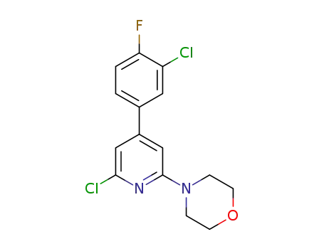 Morpholine, 4-[6-chloro-4-(3-chloro-4-fluorophenyl)-2-pyridinyl]-