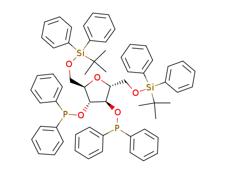3,4-bis-O-(diphenylphosphino)-1,6-di-O-(tert-butyldiphenylsilyl)-2,5-anhydro-D-mannitol