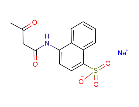 Molecular Structure of 40842-93-1 (4-acetoacetylaminonaphtholsulfonic acid sodium salt)
