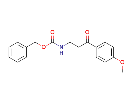 benzyl (3-(4-methoxyphenyl)-3-oxopropyl)carbamate