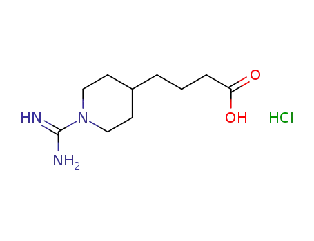 1-amidino-4-piperidinebutyric acid hydrochloride