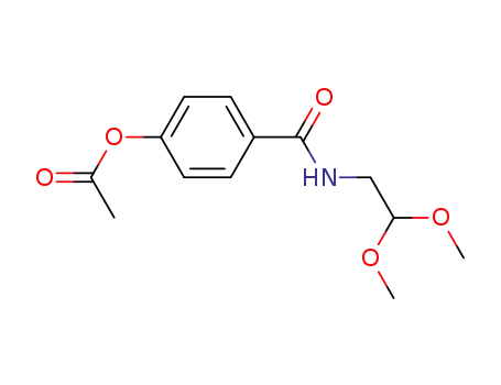 4-(2,2-dimethoxyethylcarbamoyl)phenyl acetate