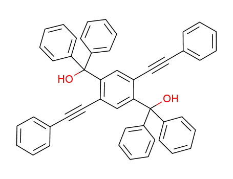 1,4-bis(phenylethynyl)-2,5-bis(diphenylhydroxymethyl)benzene