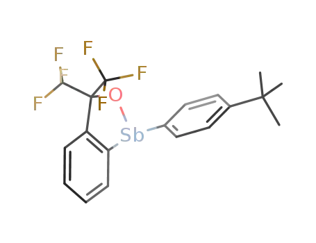 Molecular Structure of 625095-44-5 (2,1-Benzoxastibole,
1-[4-(1,1-dimethylethyl)phenyl]-1,3-dihydro-3,3-bis(trifluoromethyl)-)