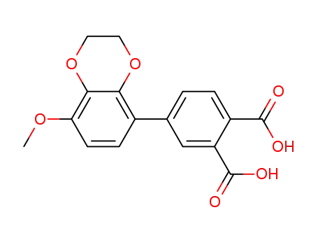 4-(8-Methoxy-1,4-benzodioxan-5-yl)phthalic acid